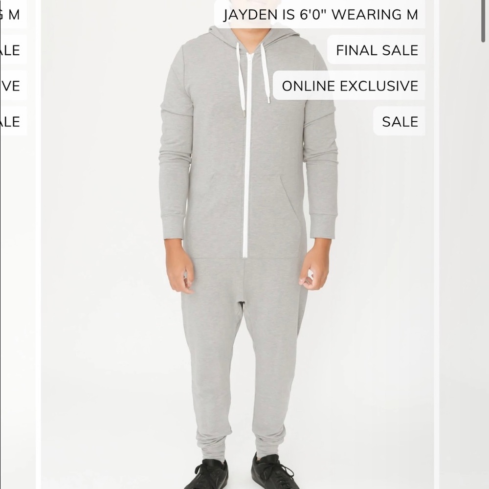 BNWT Smash & Tess Long Sleeve Bro / Chill Romper in Slay Grey